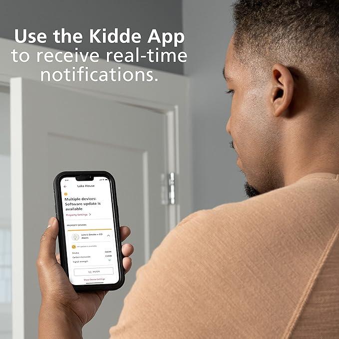 Kidde WiFi Water Leak Detector & Freeze Alarm, Alexa Device, Smart Leak Detector for Homes with App Alerts,White - Image 3