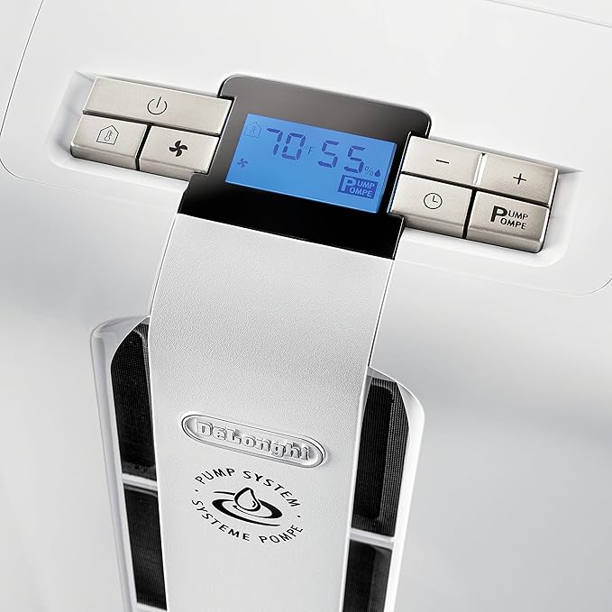 De'Longhi 50 Pint Dehumidifier with Pump, White - Image 3