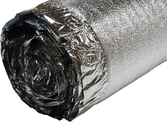 AMERIQUE 400 SQFT 2MM Premium Flooring Padding Silver Chrome 3-in-1 Heavy Duty Underlayment with Tape & Vapor Barrier - Image 3