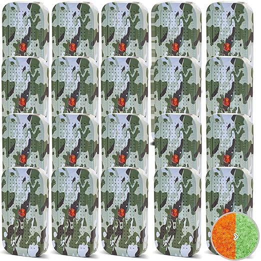 40 Gram Gun Safe Dehumidifier Camouflage, Rechargeable Desiccant Canister Dehumidifier Bags, Reusable Silica Gel Packets Moisture Absorbers for Car, Bathroom, Basement [20 Pack] by Wisesorb
