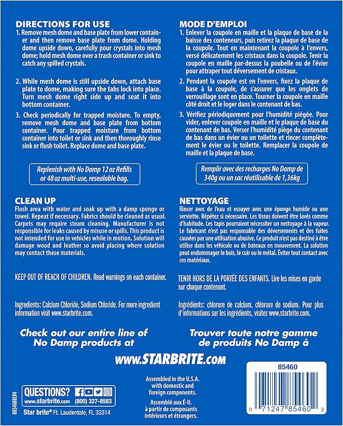 STAR BRITE No Damp Dehumidifier Bucket - 24 OZ (085460) - Image 2
