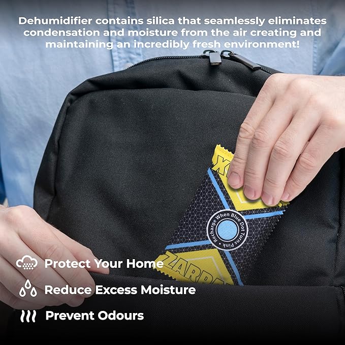 4.4 oz/125g Rechargeable Desiccant Packs Dehumidifier Bag - 12 Pack - Moisture Absorbers For Safes, Car, Bathroom, Storage - Moisture Remover Eliminates Humidity - Reusable Desiccant Bags - Image 2