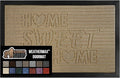 GORILLA GRIP 100% Waterproof All-Season WeatherMax Doormat, 47x35, US Designed Natural Rubber, Stain and Fade Resistant, Low Profile Indoor Outdoor Door Mats, Easy Clean Patio Mat, Home Sweet Home by GorillaGrip
