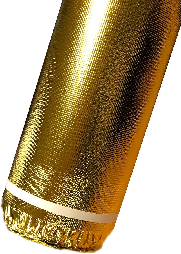 400SQFT AMERIQUE 4TH Generation High-Density Luxury Gold 2.5MM Thick EVA Foam Flooring Underlayment Padding with Tape & Vapor Barrier, Elasticized Closed-Cell Technology (Model: 691322312041) - Image 2