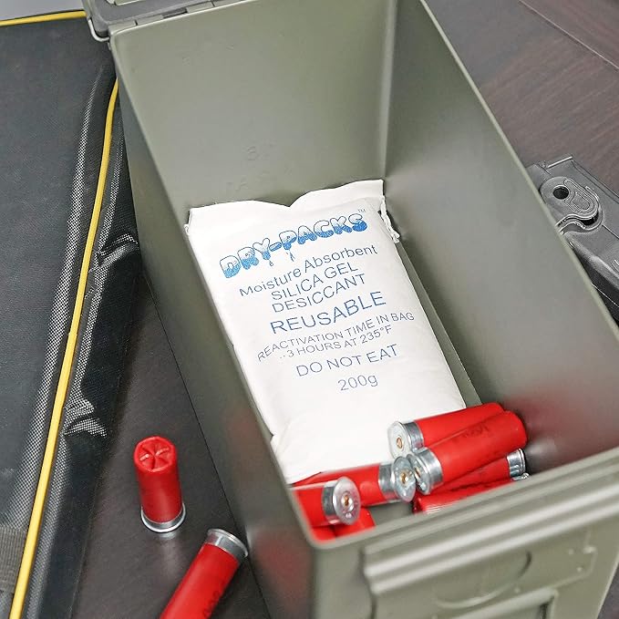 200 Gram Reusable Reactivatable Cotton Bag Silica Gel Desiccant - Perfect for Drawers Safes Storage Up To 15 Cubic Ft, DP200BAG 1 Pack - Image 6