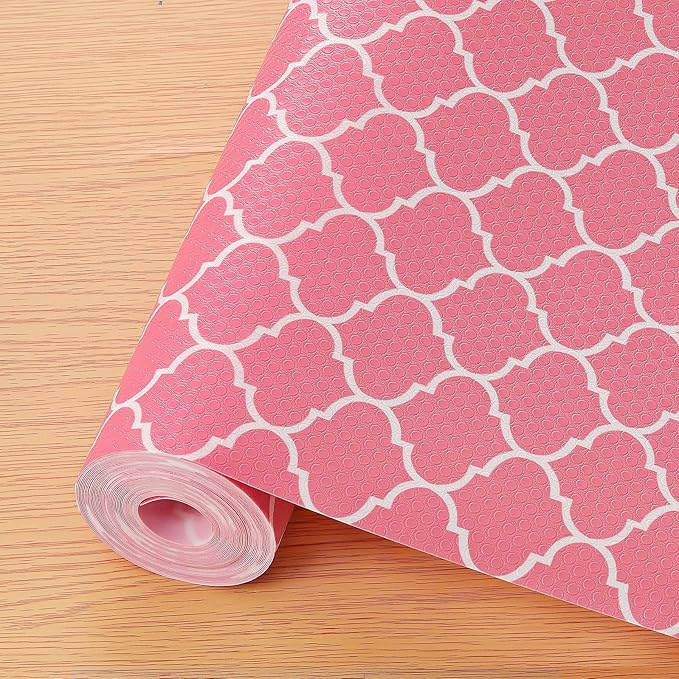 Cooyes Shelf Liner, Non Adhesive Drawer and Cabinet Liner, EVA Washable Oil-Proof Shelf Paper for Kitchen Cabinets, Refrigerator, Storage, Desks with Modern Pattern by Cooyes