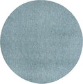 Unique Loom Collection Casual Transitional Solid Heathered Indoor/Outdoor Flatweave Area Rug (13' Round, Teal/Navy Blue) by UniqueLoom