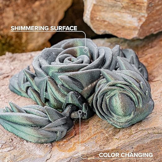 Polymaker Panchroma Green Color Changing PLA, 1.75mm, 1KG, Glitter Starlight Aurora 3D Printer Filament, Hides Layer Lines, Easy to Print, Tangle Free, AMS Compatible, Works with Most FDM Printers - Image 4
