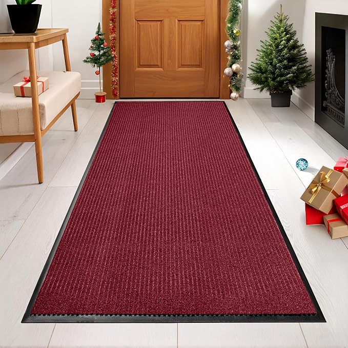 MaxMat® Extra Large Commercial Door Mat, Rubber Border Heavy Duty Door Mat, Waterproof, Low-Profile, Easy to Clean, Rubber Entry Mat. (Red, 3 x 5 Feet) - Image 7