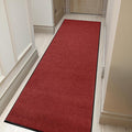 MaxMat® Extra Large Commercial Door Mat, Rubber Border Heavy Duty Door Mat, Waterproof, Low-Profile, Easy to Clean, Rubber Entry Mat. (Red, 2 x 6 Feet) by MaxMat