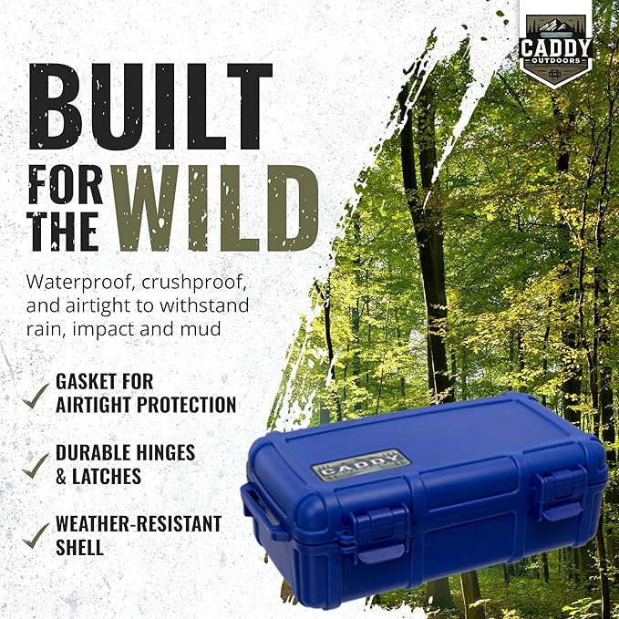 Waterproof Storage Case 1.2 L Capacity – Heavy-Duty Gear Box with Foam, Carabiner & Lanyard – Crushproof, Airtight Outdoor Container for Camping, Hiking, Fishing - Image 2