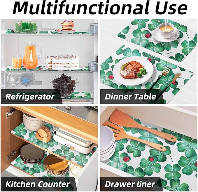 Shelf Liner for Kitchen Cabinets Non Adhesive, 18 inch Wide by 192 inch Long Kitchen Drawer Liner, Waterproof Cupboard Liner Anti-Slip for Kitchen Cabinets Shelving Liner Easy to Trim - Image 8