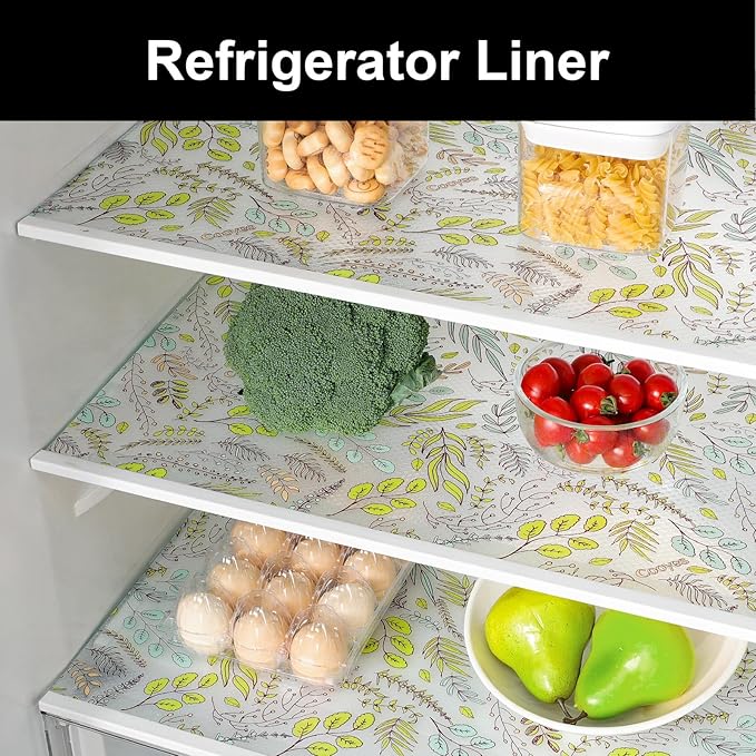Cooyes Shelf Liner, Non-Adhesive Waterproof Drawer Liner, Durable Easy-to-Cut EVA Shelf Paper for Kitchen Cabinets, Refrigerator, Cupboard, and Dresser （11.8" W x 118" L） - Image 4