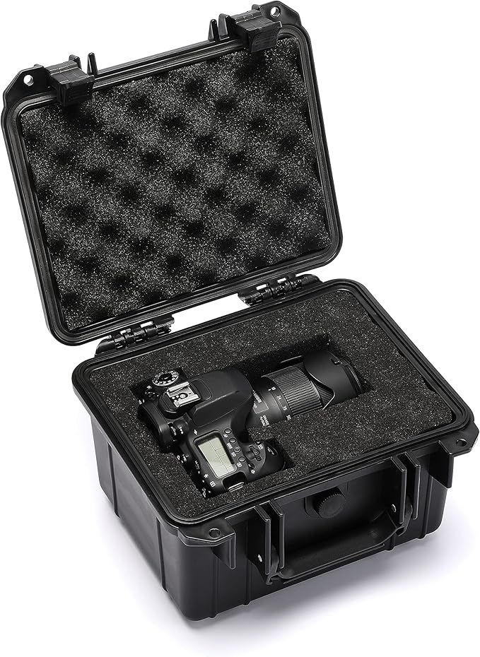 Mayouko Portable Tool Box with Shock- Proof Sponge, Water Proof Grade IP67, Waterproof Hard Case with Foam Insert, Weather Proof Box, 9.3"Lx 8"Wx 4.4"H - Image 9