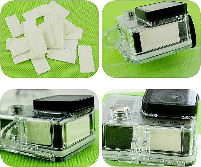 CamKix Anti-Fog Inserts compatible with Hero 4 Black, Silver, 3+, 3, 2, 1 and Other Camera and Housing Systems – 20 Pack Reusable Moisture Removing Inserts - Image 5