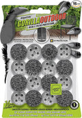 Slipstick GorillaOutdoor Berber Furniture Feet Pads with Clear Sleeve Sock (16 Pack) Outdoor Furniture Sliders for Round & Square Legs, Small by Slipstick