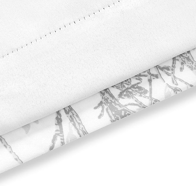 DriftAway Tree Branch Blackout Curtains Double Layer 90 Inches Long for Bedroom Printed Patterned Classic Thermal Insulated Summer Sound Lined Grommet Drapes for Living Room 2 Panels Gray/White - Image 8