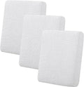 Easy-Going Stretch Individual Chair Couch Cushion Cover Sofa Cushion Furniture Protector Sofa slipcover Soft Flexibility with Elastic Bottom (3-Piece Sofa Cushion Cover, Snow White) by Easy-Going