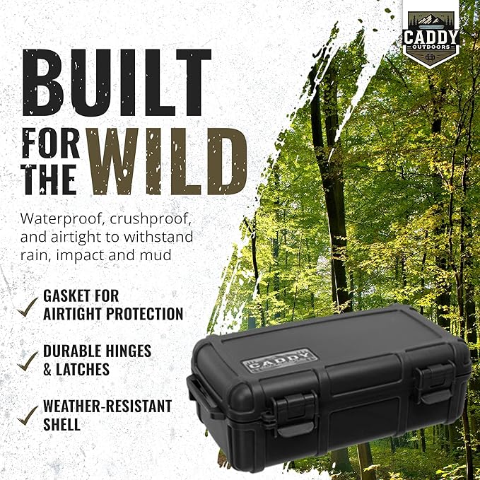 Waterproof Storage Case 1.2 L Capacity – Heavy-Duty Gear Box with Foam, Carabiner & Lanyard – Crushproof, Airtight Outdoor Container for Camping, Hiking, Fishing - Image 2