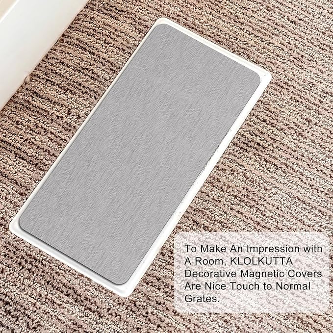 6 Pack Magnetic Vent Covers 5.5"x12", Magnet Cover for Home Floor Wall Ceiling RV Registers Air Vent Decoration Covers Magnetic Sheets - Image 7