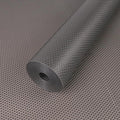 FLPMIX Non-Adhesive Kitchen Cabinet Liner: Waterproof Easy to Cut Small Drawer Shelf Liners - Clear Refrigerator Mat for Cupboard Pantry Shelves - Translucent Grey 12" x 396" by FLPMIX