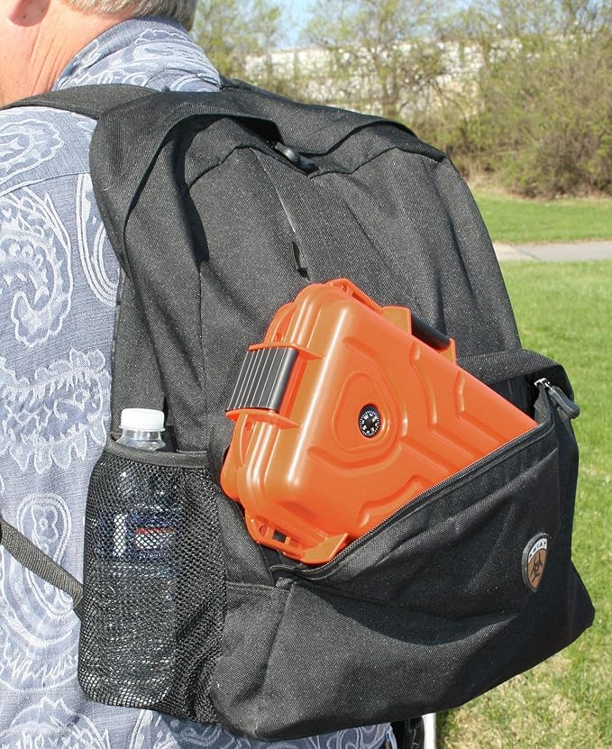 MTM Survivor Dry Box with O-Ring Seal (Orange, Small) - Image 2