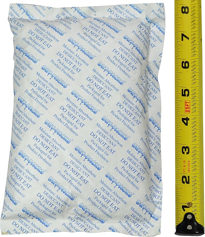 Silica Gel Dehumidifier, 448g – Rechargeable Moisture Absorber with Tyvek for Home, Office, and Storage, White by DryPacks
