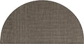 Unique Loom Collection Casual Transitional Solid Heathered Indoor/Outdoor Flatweave Area Rug (3' 1" x 6' 1" Hearth, Black/Ivory) by UniqueLoom