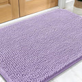 OLANLY Dog Door Mat for Muddy Paws 30x20, Absorbs Moisture and Dirt, Absorbent Non-Slip Washable Doormat, Quick Dry Chenille Mud Mat for Dogs, Entry Indoor Entryway Carpet for Inside Floor, Lavender by OLANLY