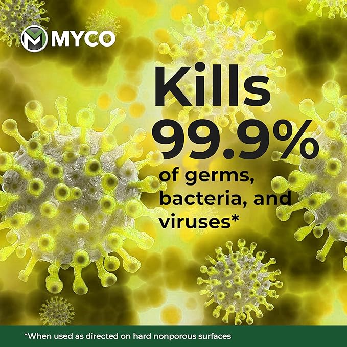 Myco Mold Control Concentrate – EPA-Registered Hospital Grade Disinfectant & Cleaner, Quat Formula for Mold Remediation & Bacteria Control, Commercial & Residential Use, 4 Gallon - Image 4