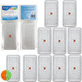 100 Gram Indicating Silica Gel Canister, Silica Gel Desiccant Canister (Orange to Green), Reusable Desiccant Dehumidifier, Pack of 10 by Wisesorb