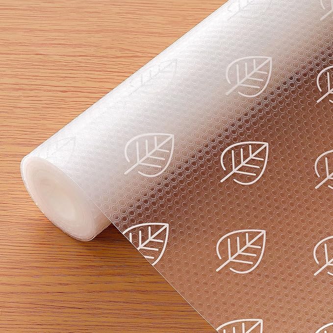 Cooyes Shelf Paper for Kitchen Cabinets Non Adhesive, Waterproof & Oil-Proof Kitchen Drawer Liner for Refrigerator Drawer Fridge Cupboard (23.6 Inch W x 354 Inch L) by Cooyes