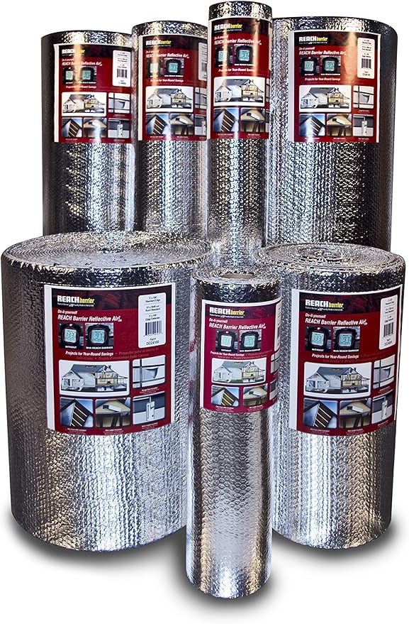 DD24100 Double Reflective Air, Polyethylene Insulation Roll, (2 ft x 100 ft), Sound Reduction, Easy Installation, for Attics, Exterior and Interior Walls, Garage Ceilings, and More - Image 4