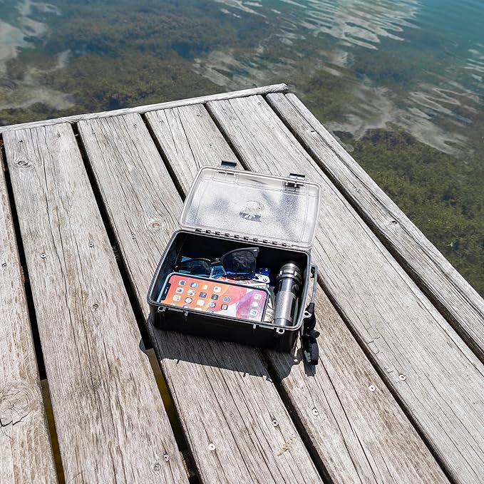 geckobrands Waterproof Dry Box with Silicone Liner – Durable, Dust-Proof, Crush-Proof Storage for Electronics and Gear - Image 5