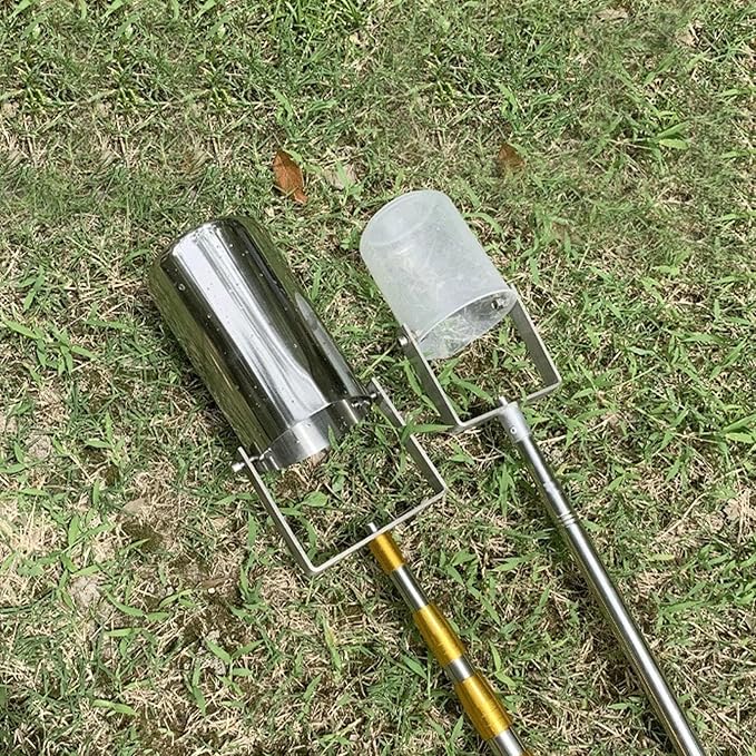 Water Sampler Long Handle Telescopic,Water Sampling Pole with Pendulum Beaker,Device Environmental Water Sampler,for Environmental Monitoring,Water Quali(Size:1000ml,7m(22.9ft),Color:Stainless steel) - Image 8