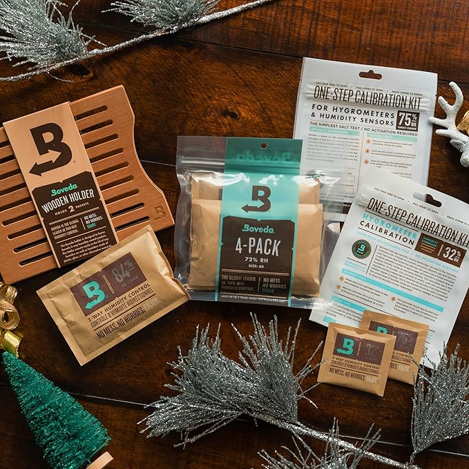 Boveda Cedar Wood Humidity Pack Holder for Storage Box - For Use With Two Size 60 Boveda Packs (Sold Separately) - Includes Magnetic and Removable Tape Mounting Kits – 1 Count - Image 2