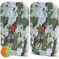 40 Gram Gun Safe Dehumidifier Camouflage, Rechargeable Desiccant Canister Dehumidifier Bags, Reusable Silica Gel Packets Moisture Absorbers for Car, Bathroom, Basement [2 Pack] by Wisesorb