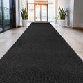 MaxMat® Industrial Grade Doormat - Extra Large, Heavy Duty, Waterproof, Indoor/Outdoor, Easy to Clean Floor Mat (4 x 10 Feet, Black, MXM-RIB0410BK) by MaxMat