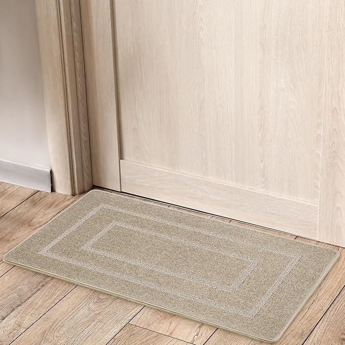 PURE ERA Carpet Stair Tread Landing Mat Tape Free Self Adhesive Non Slip Skid Resistant Indoor Doormat Area Rug Floor Mat for Kitchen Bathroom Workstations Washable 2' X 3' - Image 7