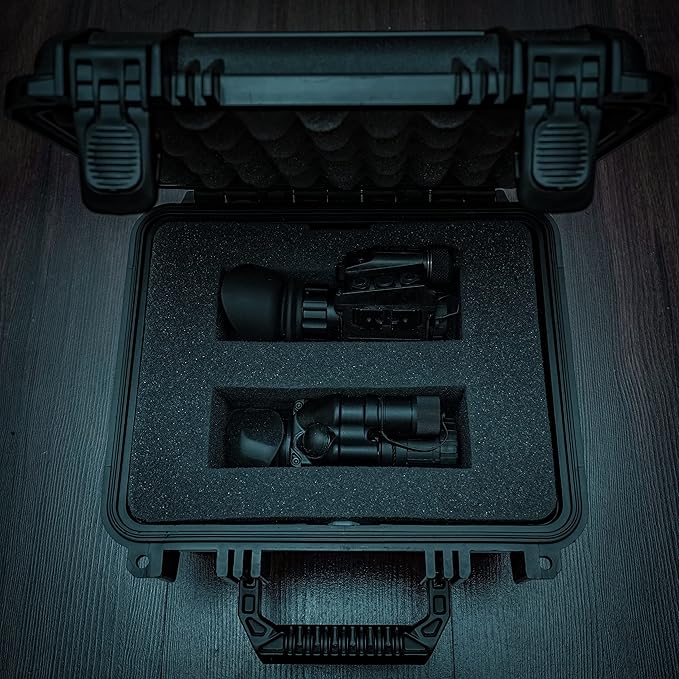 MEIJIA Portable All Weather Waterproof Camera Case With Foam,Fit Use of Drones,Camera,Equipments,Elegant Black,10.62 x9.68x6.87inches - Image 6