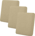 Easy-Going Stretch Individual Chair Couch Cushion Cover Sofa Cushion Furniture Protector Sofa slipcover Soft Flexibility with Elastic Bottom (3-Piece Sofa Cushion Cover, Beige) by Easy-Going
