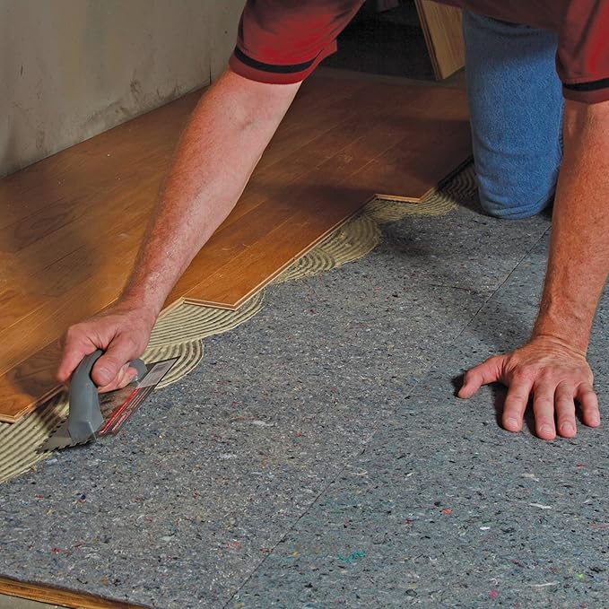 Insulayment Multi-Purpose Acoustical Underlayment - 360 sq ft, Laminate, Tile & Wood Floors, Glue-Down, Nail-Down, Float, GREENGUARD Gold Certified, Radiant Heat Safe - Image 2