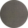 Unique Loom Collection Casual Transitional Solid Heathered Indoor/Outdoor Flatweave Area Rug (13' Round, Black/Ivory) by UniqueLoom