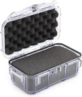 Evergreen 57 Waterproof Dry Box Protective Case with Pick & Pluck Foam - Travel Safe/Mil Spec/USA Made - for Cameras, Phones, Hiking, Boating, Water Sports, Action Cams (Clear) by EvergreenCases