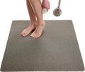 ENKOSI Loofah Square Shower Mat - Non Slip Shower Mats for Inside Shower - Extra Large 31x31 Shower Floor Mat Non Slip - Square Bath Mat for Shower - Secure Anti Slip Shower Bathroom Mat (31x31 Gray) by ENKOSI