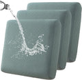 Fuloon Waterproof Seat Cushion Covers 3 PCS, Stretch Sofa Cushion Slipcovers Couch Covers Solid Washable Furniture Protector Suitable for Armchair Loveseat Sofa (Sage Green) by Fuloon