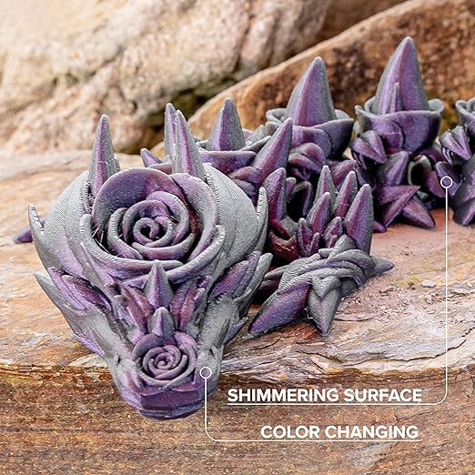 Polymaker Panchroma Purple Color Changing PLA, 1.75mm, 1KG, Glitter Starlight Nebula 3D Printer Filament, Hides Layer Lines, Easy to Print, Tangle Free, AMS Compatible, Works with Most FDM Printers - Image 4