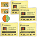 4 Pack 240G Reusable Silica Gel Desiccant Dehumidifier Bags, Color Indicating Moisture Absorbers for Car, Closet, Garage, 3D Filaments, Emoisture, Microwave Rechargeable Reusable Drying Bags by Wisesorb