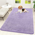 OLANLY Dog Door Mat for Muddy Paws 70x46, Absorbs Moisture and Dirt, Absorbent Non-Slip Washable Doormat, Quick Dry Chenille Mud Mat for Dogs, Entry Indoor Entryway Carpet for Inside Floor, Lavender by OLANLY