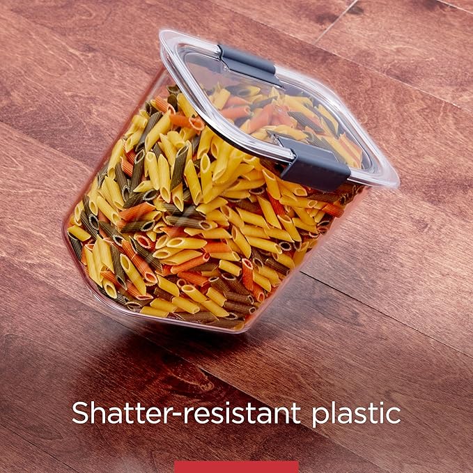 Rubbermaid Brilliance BPA-Free Airtight Food Storage Containers with Lids Set of 20 with Scoops Perfect for Kitchen and Pantry Organization - Image 7